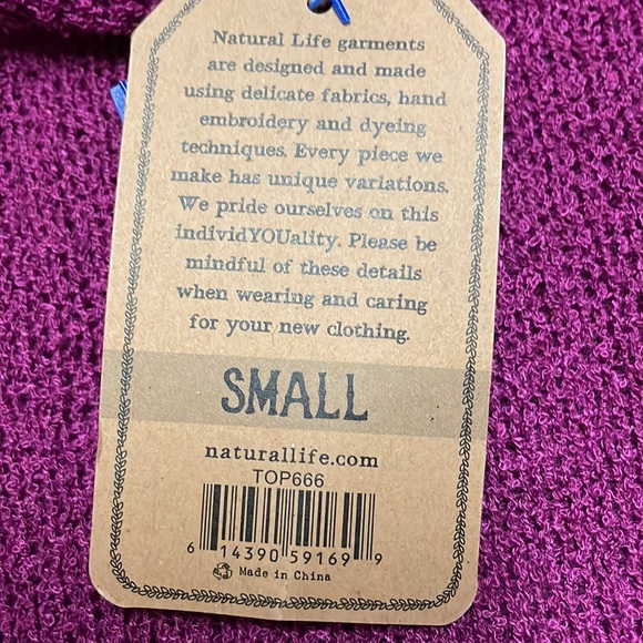 Natural life 100% polyester crop top - Picture 6 of 7